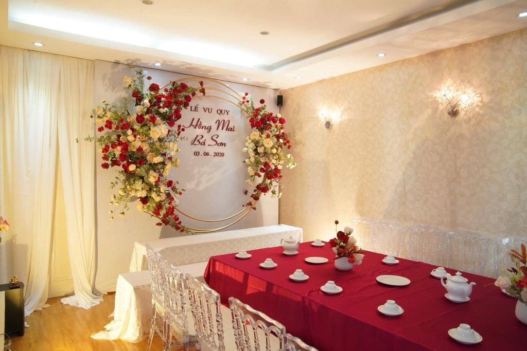 địa chỉ cung cấp dịch vụ trang trí tiệc cưới ở Hà Nội 
