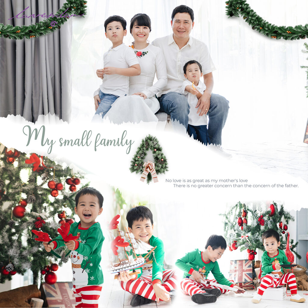 studio chụp ảnh Noel tại Đà Nẵng cho cả gia đình năm 2024